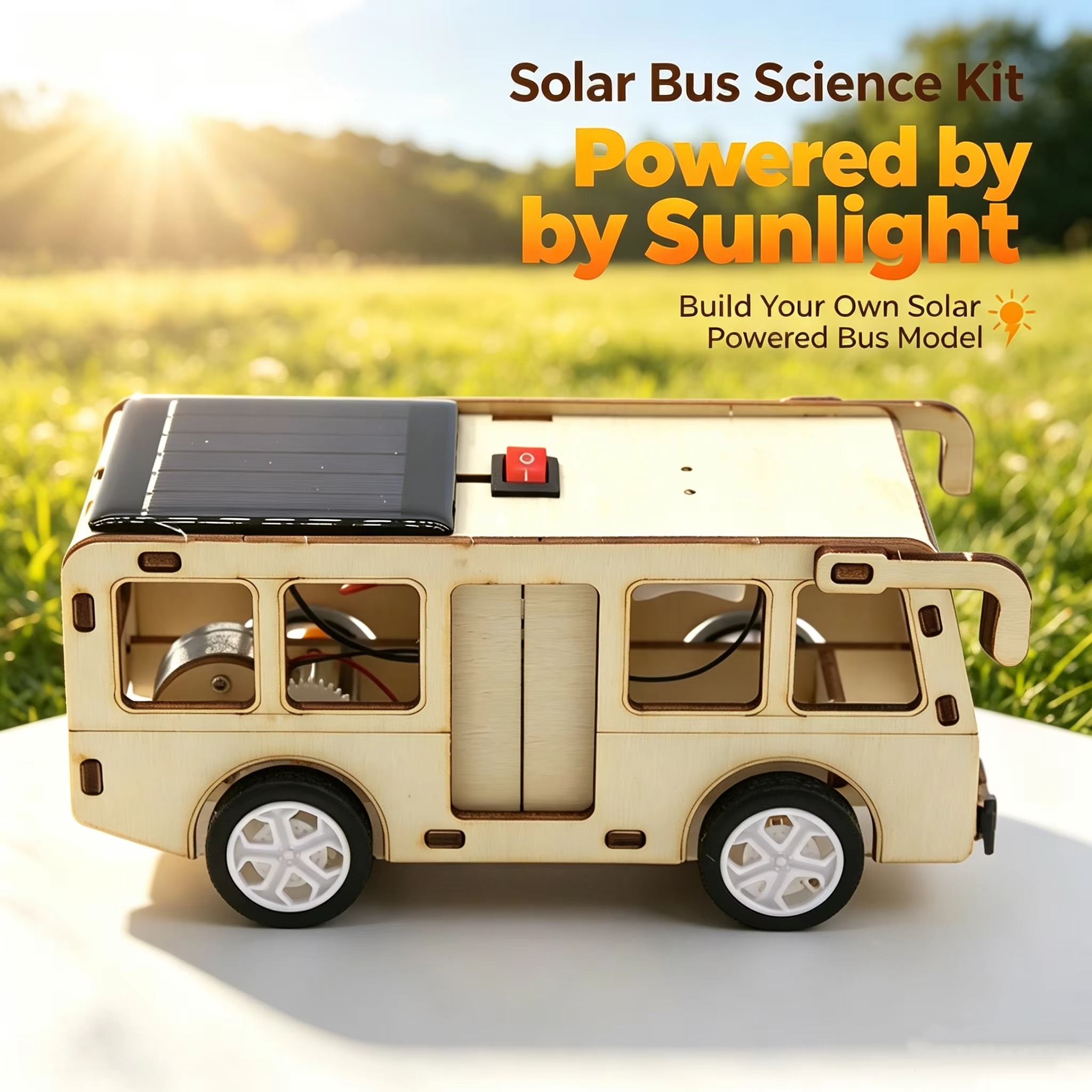 Renewable Energy Kits - Набор для сборки модели автобуса на